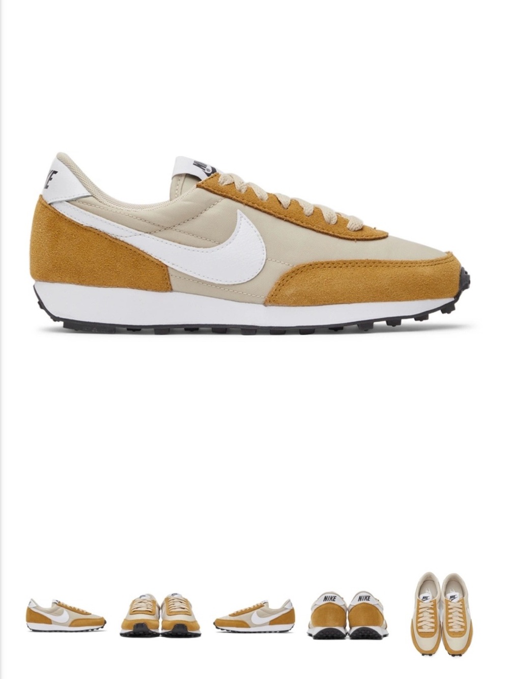Nike Daybreak Sneakers White & Brown US 6.5